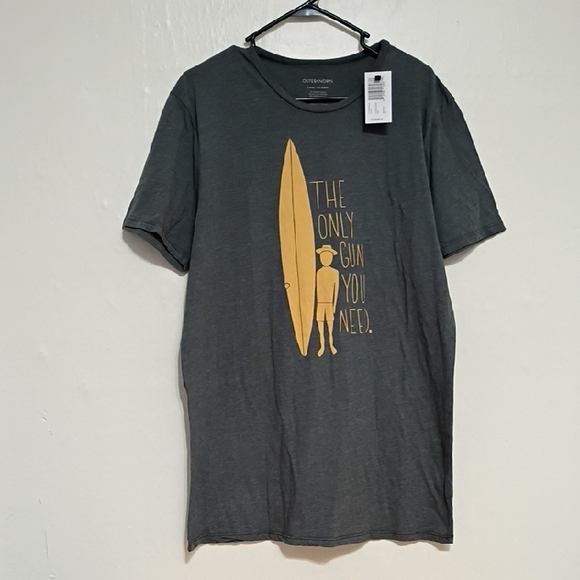 Outerknown Other - Outerknown Gray Men's T-Shirt The Only Gun You Need  Size XL